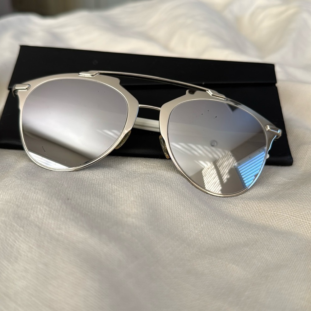Authentic Christian Dior reflective mirrored sunglasses